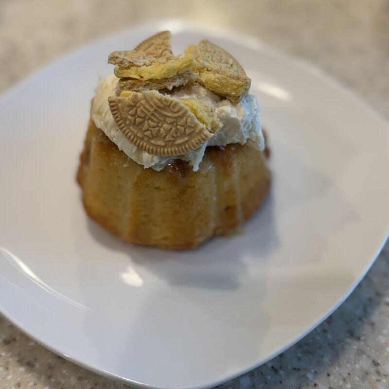 Lemon Oreo Pound Cake